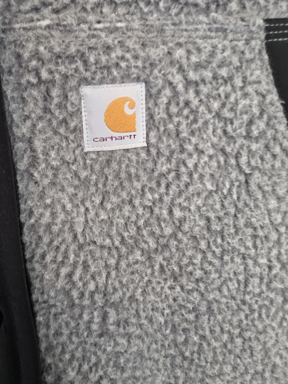 Carhartt Gray Snap Front Vest Stand-Up Collar Pockets Relaxed Fit Women's XXL - Picture 2 of 8